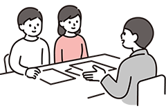 面談（本人/保護者/本人と保護者など）